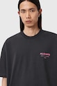AllSaints t-shirt bawełniany UNDERGROUND czarny M071PB