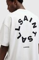 Ρούχα Βαμβακερό μπλουζάκι AllSaints TIERRA SS CREW M072PB γκρί