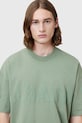 Bavlněné tričko AllSaints BIGGY M088PB zelená NC25