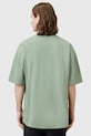 Bavlněné tričko AllSaints BIGGY zelená M088PB