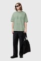 AllSaints t-shirt bawełniany BIGGY M088PB zielony