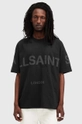 AllSaints t-shirt bawełniany BIGGY nadruk czarny M088PB