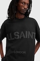 Βαμβακερό μπλουζάκι AllSaints BIGGY M088PB μαύρο NC25