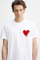FROM FUTURE tricou din bumbac alb MTS00830