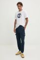 Timberland t-shirt in cotone TB0A2C2R1001 bianco AW24