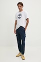Timberland tricou din bumbac TB0A2C2R1001 alb SS25