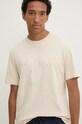 Timberland tricou din bumbac imprimeu bej TB0A6VPEEFL1