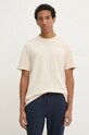 Timberland tricou din bumbac bej TB0A6VPEEFL1
