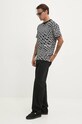Бавовняна футболка Karl Lagerfeld Jeans 246D1704 чорний AW24