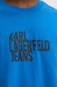 Karl Lagerfeld Jeans t-shirt in cotone 246D1711 blu navy