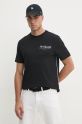 Karl Lagerfeld t-shirt in cotone nero 246M4402