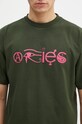 Хлопковая футболка Aries Coexist SS Tee зелёный AR6001302