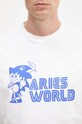 Aries cotton t-shirt Sonico SS Tee white AR6001202