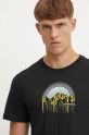 Smartwool t-shirt sportowy Dusk to Dawn czarny SW002654