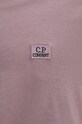 Хлопковая футболка C.P. Company 17CMTS031A005100W фиолетовой