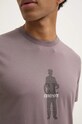 C.P. Company t-shirt in cotone 17CMTS164A006586W violetto