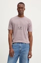 Îmbrăcăminte C.P. Company tricou din bumbac 17CMTS241A005431G violet
