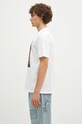 Barbour tricou din bumbac Mortt OS Graphic MTS1340 alb AW24