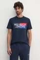Бавовняна футболка Red Bull Racing x Pepe Jeans Red Bull Racing x Pepe Jeans темно-синій RM500001