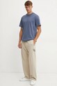Бавовняна футболка adidas Originals IY2256 блакитний AW24