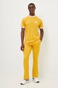 Bavlněné tričko adidas Originals IZ2370 žlutá AW24