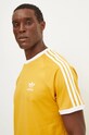 Bavlněné tričko adidas Originals žlutá IZ2370