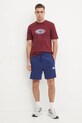 adidas Originals tricou din bumbac JM0481 burgundia AW24