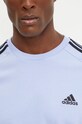 adidas tricou din bumbac Essentials IX0160 albastru