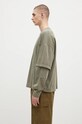 DARKPARK longsleeve din bumbac Theo MJE08.JTS01.W615 verde AW24