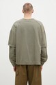 Îmbrăcăminte DARKPARK longsleeve din bumbac Theo MJE08.JTS01.W615 verde