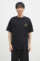 Îmbrăcăminte Drôle de Monsieur tricou din bumbac Le T-Shirt D Raisin E.TS213.CO002.BL negru
