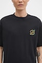 Drôle de Monsieur tricou din bumbac Le T-Shirt D Raisin negru E.TS213.CO002.BL
