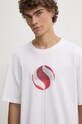 Хлопковая футболка Fiorucci белый M01FMTSH103CJ01WH03