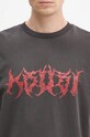 KSUBI tricou din bumbac Sabbath Kash negru MFA24TE002