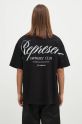 Ρούχα Βαμβακερό μπλουζάκι Represent Represent Owners Club Script OCM41201.001 μαύρο