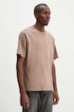 Хлопковая футболка Won Hundred хлопок бежевый 3300.12063