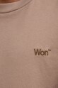 Хлопковая футболка Won Hundred 3300.12063 бежевый