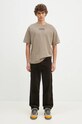 Napapijri tricou din bumbac S-Premium Ss NP0A4I6QN1K1 bej
