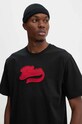BLUEMARBLE tricou din bumbac negru TS35.JE28DB24