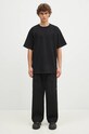 Norse Projects t-shirt in cotone Simon Loose Organic Heavy Jersey N Patch rilassato nero N01.0667.9999