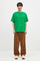 Бавовняна футболка A Bathing Ape ONE POINT RELAXED FIT TEE 1K80110345 зелений