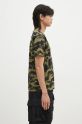 Βαμβακερό μπλουζάκι A Bathing Ape 1ST CAMO ONE POINT TEE πράσινο 1K80109006