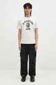 Βαμβακερό μπλουζάκι A Bathing Ape COLLEGE TEE 1K80110001 γκρί