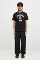 A Bathing Ape cotton t-shirt COLLEGE TEE 1K80110001 black