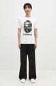 Βαμβακερό μπλουζάκι A Bathing Ape 1ST CAMO BY BATHING APE TEE 1K80110012 λευκό