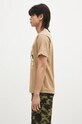 Βαμβακερό μπλουζάκι A Bathing Ape 1ST CAMO SHARK TEE 1K80110013 μπεζ AW24