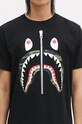 A Bathing Ape t-shirt bawełniany 1ST CAMO SHARK TEE czarny 1K80110013