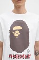 A Bathing Ape cotton t-shirt KATAKANA BY BATHING APE TEE white 1K80110026