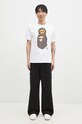 A Bathing Ape cotton t-shirt MILO ON APE HEAD TEE 2K80110002 white