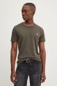 Abercrombie & Fitch t-shirt bawełniany brązowy KI124.4388.330